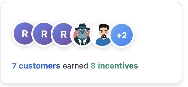 Incentive Request Program Statistics Widget Example